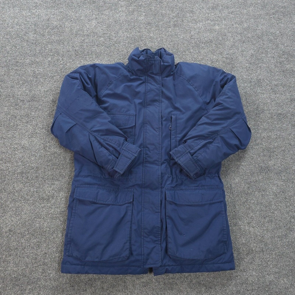 VINTAGE Eddie Bauer Jacket Womens Small Blue Snowline Down Puffer Ski Outdoors‎